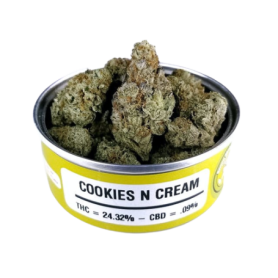 Herbe 4G - Cookies N Cream 24,32% de THC | Achetez en ligne pour une expérience intense.