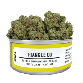 Osta Triangle OG -ruohoa, jossa on 25% THC - Koe uniikki laatu.