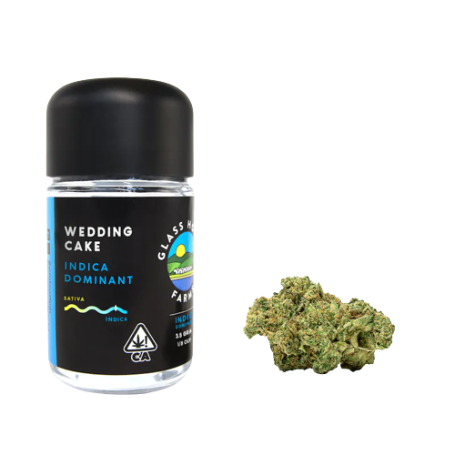 Get 3.5g of Wedding Cake Weed now - relaxation in every bud.
