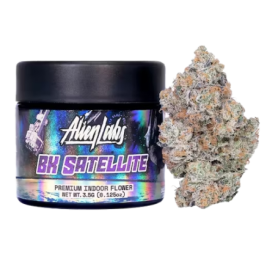 BK Satellite Weed 3.5g - Yksinoikeudella Kaliforniasta peräisin oleva sativa-lajike, jossa on 3