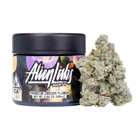 Agente X Weed 3,5g - Erba di alta qualità della California di Alien Labs.