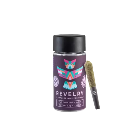 Gelato Octane - Indica - Geïnfuseerde Pre Roll Wiet Joints 5pk (2,5g): Ult